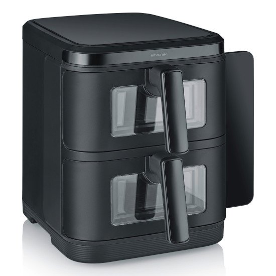 Severin FR 2468 Double 11 L Autonome 2800 W Friteuse d'air chaud Noir