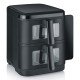 Severin FR 2468 Double 11 L Autonome 2800 W Friteuse d'air chaud Noir