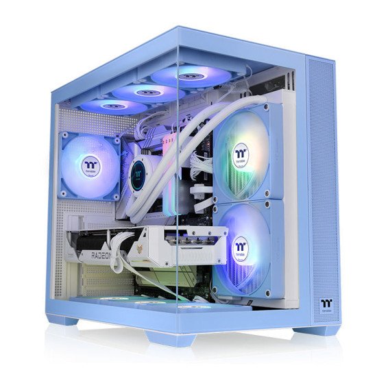 Thermaltake View 380 TG ARGB Hydrangea Blue Midi Tower Bleu Thermaltake View 380 TG ARGB Hydrangea Blue Midi Tower Bleu