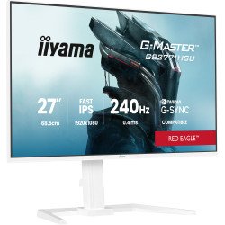 iiyama G-MASTER GB2771HSU-W1 écran PC 68,6 cm (27") 1920 x 1080 pixels Blanc