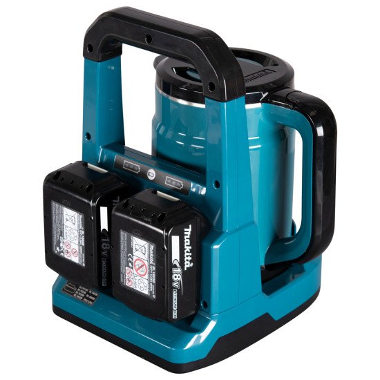 Makita DKT360Z bouilloire 0,8 L Noir, Bleu