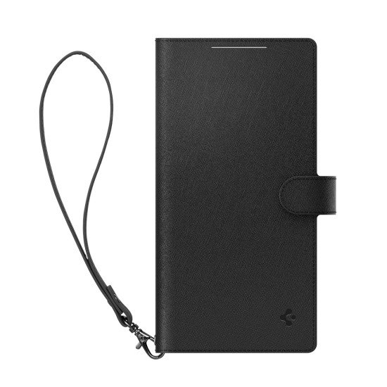 Spigen Wallet S Plus coque de protection pour téléphones portables 17,3 cm (6.8") Folio porte carte Noir