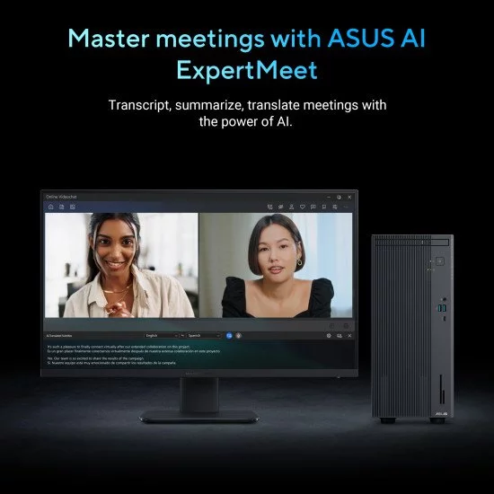 ASUS ExpertCenter P500 Mini Tower P500MV-13420H072X Intel® Core™ i5 i5-13420H 16 Go DDR5-SDRAM 512 Go SSD Windows 11 Pro PC Gris