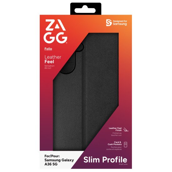 ZAGG Folio coque de protection pour téléphones portables 17 cm (6.7") Noir