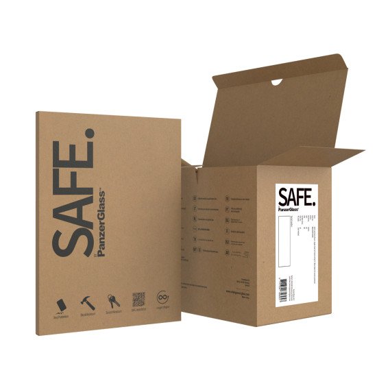 PanzerGlass SAFE. by ® Screen Protector iPad Air 11" (2024-2026) | iPad 11'' (2025) | iPad 10.9'' (2022) | Ultra-Wide Fit | Bulk Protection d'écran transparent Apple 50 pièce(s)