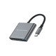 Conceptronic DONN18G station d'accueil Avec fil USB 3.2 Gen 1 (3.1 Gen 1) Type-C Gris Conceptronic DONN18G station d'accueil Avec fil USB 3.2 Gen 1 (3.1 Gen 1) Type-C Gris
