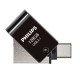 Philips FM12DC152B/00 lecteur USB flash 128 Go USB Type-A 3.2 Gen 1 (3.1 Gen 1) Noir, Argent