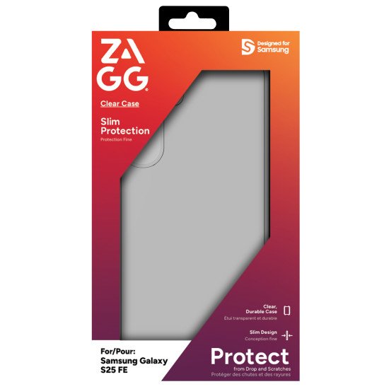 ZAGG Clear coque de protection pour téléphones portables 17 cm (6.7") Housse Transparent ZAGG Clear coque de protection pour téléphones portables 17 cm (6.7") Housse Transparent