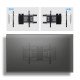 StarTech.com Support Mural Articulé Ultra Fin pour Téléviseurs à Écran Plat Jusqu'à 65" et 45kg, VESA 600x400, Conforme TAA, Profil Bas