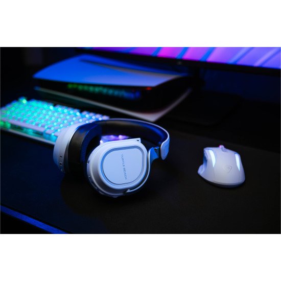 Turtle Beach Casque gaming amplifié multiplateforme sans fil Stealth 700 pour PS5, PS4, PC et mobile - Haut-parleurs 60 mm, microphone avec isolation acoustique par l'IA, Bluetooth, autonomie 80 heures, deux émetteurs - Blanc Turtle Beach Casque gaming amplifié multiplateforme sans fil Stealth 700 pour PS5, PS4, PC et mobile - Haut-parleurs 60 mm, microphone avec isolation acoustique par l'IA, Bluetooth, autonomie 80 heures, deux émetteurs - Blanc