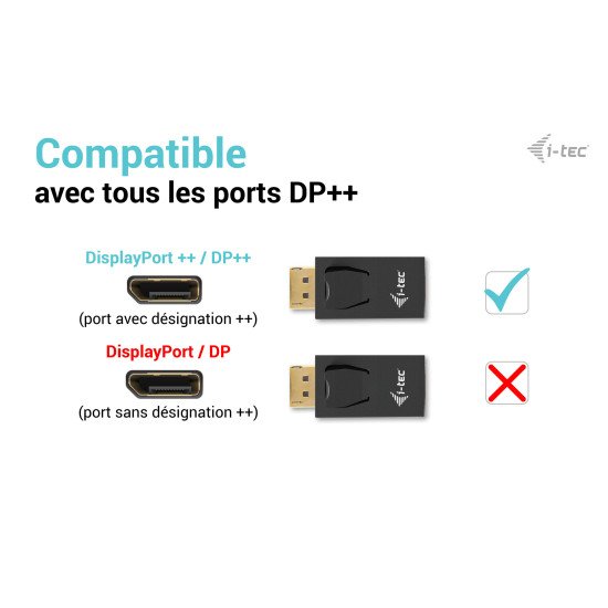 i-tec Passive DisplayPort to HDMI Adapter (max 4K/30Hz)