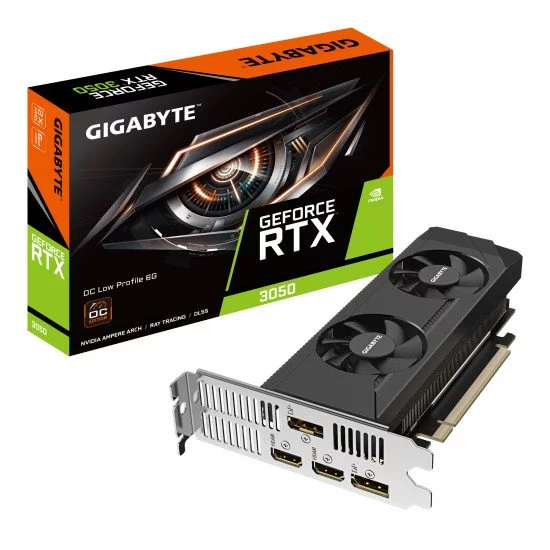 GIGABYTE GeForce RTX 3050 OC Low Profile 6G NVIDIA 6 Go GDDR6 GIGABYTE GeForce RTX 3050 OC Low Profile 6G NVIDIA 6 Go GDDR6