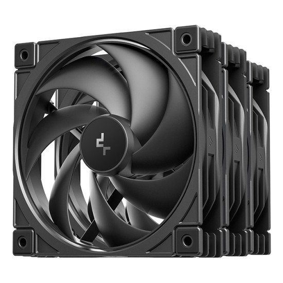 DeepCool FD12 V2 Boitier PC Ventilateur 12 cm Noir 4 pièce(s)