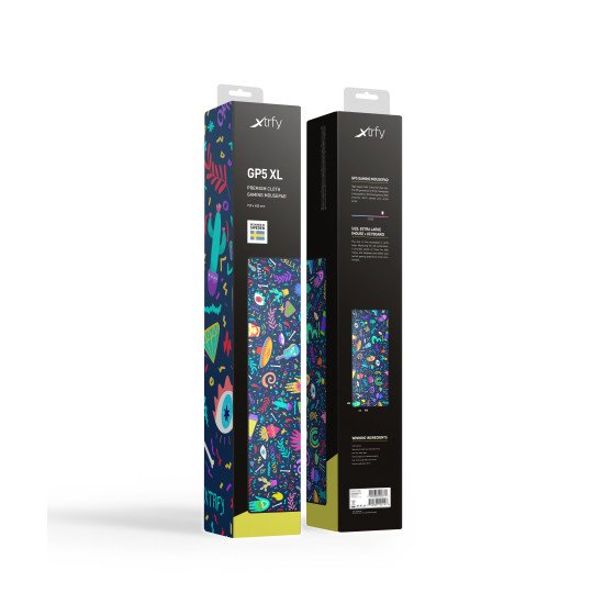 CHERRY XTRFY GP5-XL-FIESTA tapis de souris Tapis de souris de jeu Multicolore CHERRY XTRFY GP5-XL-FIESTA tapis de souris Tapis de souris de jeu Multicolore