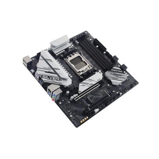 Biostar B650M-SILVER carte mère AMD B650 Emplacement AM5 micro ATX Biostar B650M-SILVER carte mère AMD B650 Emplacement AM5 micro ATX