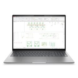 HP ZBook 8 G2i 16 Intel Core Ultra 7 356H Station de travail mobile 40,6 cm (16") WUXGA 32 Go DDR5-SDRAM 512 Go SSD NVIDIA RTX PRO 500 Blackwell Wi-Fi 7 (802.11be) Windows 11 Pro Argent AZERTY