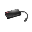 Lenovo GX91M73945 station d'accueil Avec fil USB 3.2 Gen 1 (3.1 Gen 1) Type-C Noir
