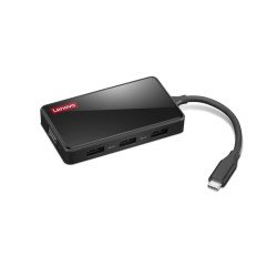 Lenovo GX91M73945 station d'accueil Avec fil USB 3.2 Gen 1 (3.1 Gen 1) Type-C Noir Lenovo GX91M73945 station d'accueil Avec fil USB 3.2 Gen 1 (3.1 Gen 1) Type-C Noir