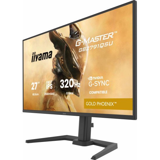 iiyama G-MASTER GB2791QSU-B1 écran PC 68,6 cm (27") 2560 x 1440 pixels Wide Quad HD Noir