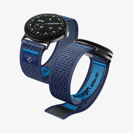 Spigen Athlex Air Bande Marine, Bleu Tissu