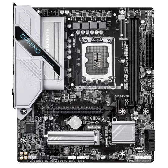 GIGABYTE H810M GAMING WIFI6 Carte mère - Processeurs Intel Core Ultra (Série 2), VRM 4+1+2 phases, jusqu'à 6400 MHz DDR5, 1xPCIe 4.0 M.2, LAN 2.5GbE, WIFI 6, USB 3.2 Gen 1 GIGABYTE H810M GAMING WIFI6 Carte mère - Processeurs Intel Core Ultra (Série 2), VRM 4+1+2 phases, jusqu'à 6400 MHz DDR5, 1xPCIe 4.0 M.2, LAN 2.5GbE, WIFI 6, USB 3.2 Gen 1