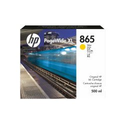 HP Cartouche d'encre 865 PageWide XL, jaune, 500 ml