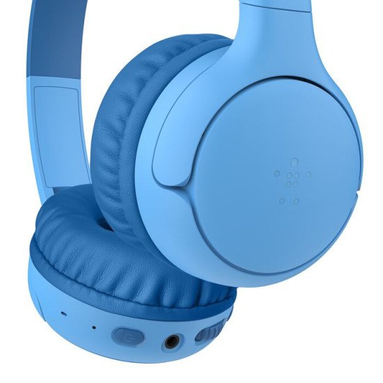 Belkin AUD012hqBL Casque Avec fil &sans fil Arceau Musique Bluetooth Bleu