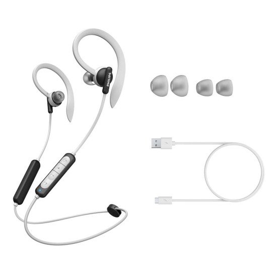 Philips TAA4205BK/00 écouteur/casque Crochets auriculaires, USB Type-C Bluetooth Noir