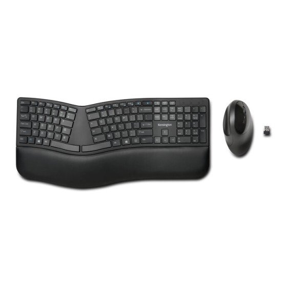 Kensington Clavier et souris sans fil Pro Fit® Ergo (noirs)