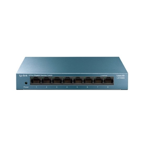 TP-LINK LS108G commutateur réseau Non-géré Gigabit Ethernet (10/100/1000) Bleu