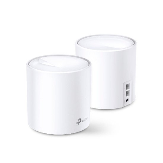 TP-LINK Deco X20 (2-pack) routeur sans fil Gigabit Ethernet Bi-bande (2,4 GHz / 5 GHz) Blanc