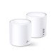 TP-LINK Deco X20 (2-pack) routeur sans fil Gigabit Ethernet Bi-bande (2,4 GHz / 5 GHz) Blanc