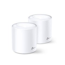 TP-LINK Deco X20 (2-pack) routeur sans fil Gigabit Ethernet Bi-bande (2,4 GHz / 5 GHz) Blanc TP-LINK Deco X20 (2-pack) routeur sans fil Gigabit Ethernet Bi-bande (2,4 GHz / 5 GHz) Blanc