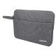 Manhattan Housse Seattle pour ordinateur portable 14,5", grise, rembourrée, intérieur ultra doux, compartiment principal à double zip, poche avant zippée, boucle de transport, résistante à l'eau, garantie 3 ans