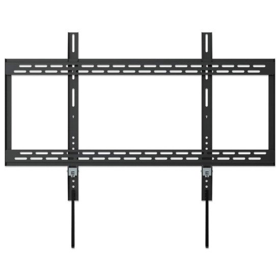 Manhattan Support mural pour TV/moniteurs (fixe), écrans 60" à 100", Compatibilité VESA : de 200x200 à 900x600 mm (vérifiez les dimensions des quatre trous de fixation à l'arrière), charge max. 50 kg, noir