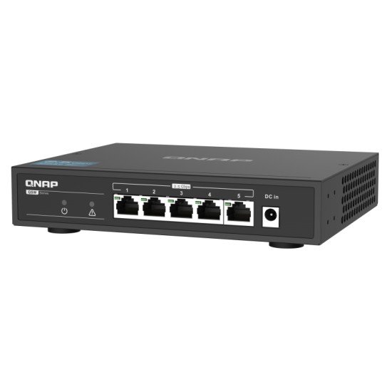 QNAP QSW-1105-5T commutateur réseau Non-géré Gigabit Ethernet (10/100/1000) Noir