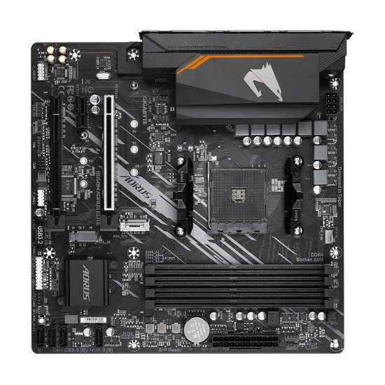 Gigabyte B550M AORUS ELITE Emplacement AM4 Micro ATX AMD B550