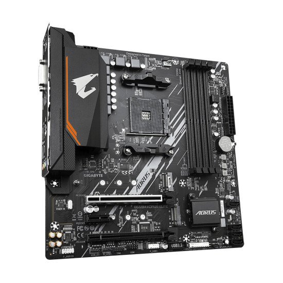 Gigabyte B550M AORUS ELITE Emplacement AM4 Micro ATX AMD B550