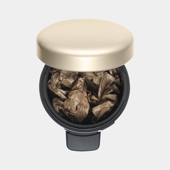 Brabantia NewIcon Treteimer 3 Liter 3 L Rond Champagne