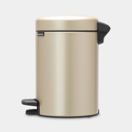 Brabantia NewIcon Treteimer 3 Liter 3 L Rond Champagne