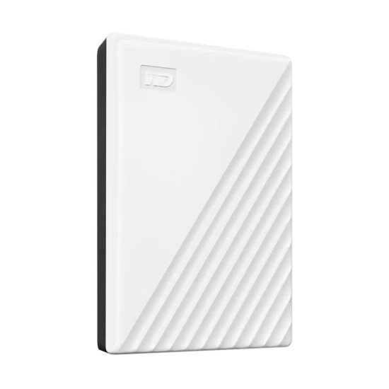 Western Digital My Passport WDBYVG0020BWT-WESN disque dur externe 2 To USB Type-A 2.0/3.2 Gen 1 (3.1 Gen 1) Blanc