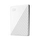 Western Digital My Passport WDBYVG0020BWT-WESN disque dur externe 2 To USB Type-A 2.0/3.2 Gen 1 (3.1 Gen 1) Blanc