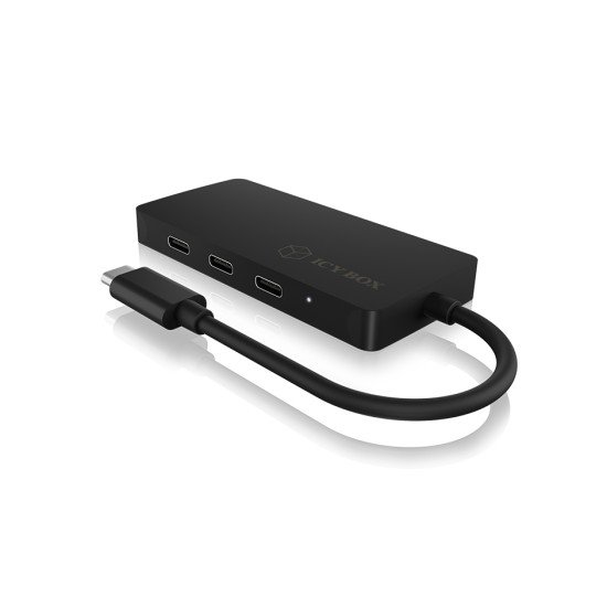 ICY BOX IB-HUB1429-CPD USB 3.2 Gen 2 (3.1 Gen 2) Type-C 10000 Mbit/s Noir