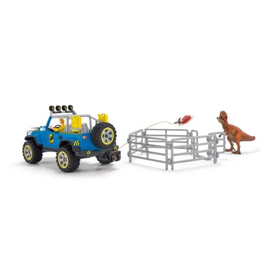 schleich Dinosaurs Voiture tout-terrain avec avant-poste Dino schleich Dinosaurs Voiture tout-terrain avec avant-poste Dino