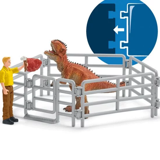 schleich Dinosaurs Voiture tout-terrain avec avant-poste Dino schleich Dinosaurs Voiture tout-terrain avec avant-poste Dino
