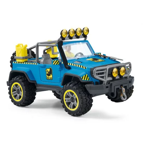 schleich Dinosaurs Voiture tout-terrain avec avant-poste Dino schleich Dinosaurs Voiture tout-terrain avec avant-poste Dino