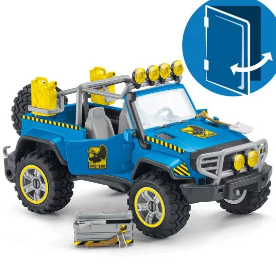 schleich Dinosaurs Voiture tout-terrain avec avant-poste Dino schleich Dinosaurs Voiture tout-terrain avec avant-poste Dino