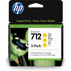 HP 712 Original Jaune 3 pièce(s) HP 712 Original Jaune 3 pièce(s)