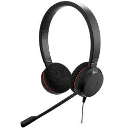 Jabra Evolve 20 MS Duo USB-C Casque Arceau USB Type-C Noir