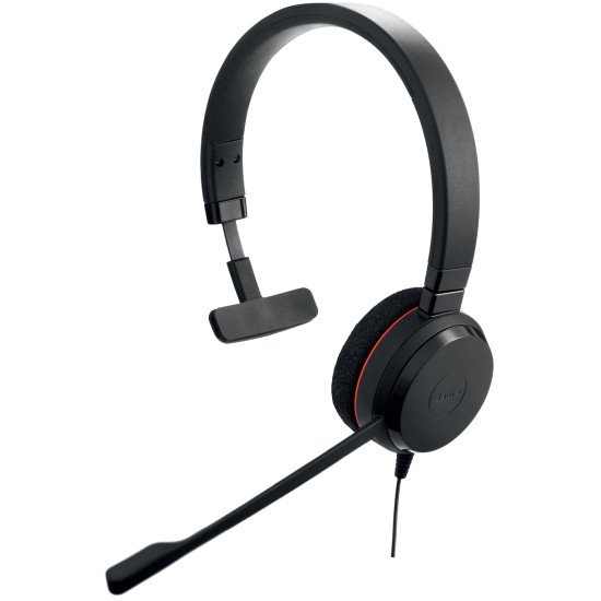 Jabra Evolve 20 USB-C MS Mono Casque Avec fil Arceau Bureau/Centre d'appels USB Type-C Noir